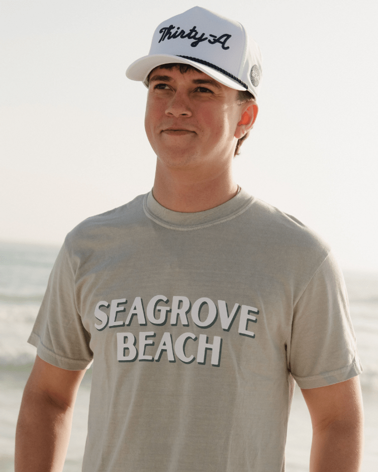 Seagrove Beach Simple T-Shirt - 30A Gear - men tee