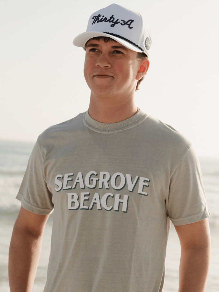 Seagrove Beach Simple T-Shirt - 30A Gear - men tee