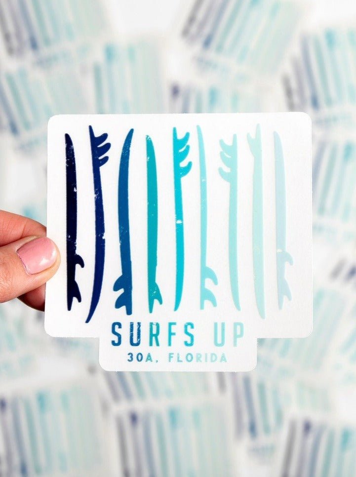 Surf's Up Sticker - 30A Gear - novelty sticker