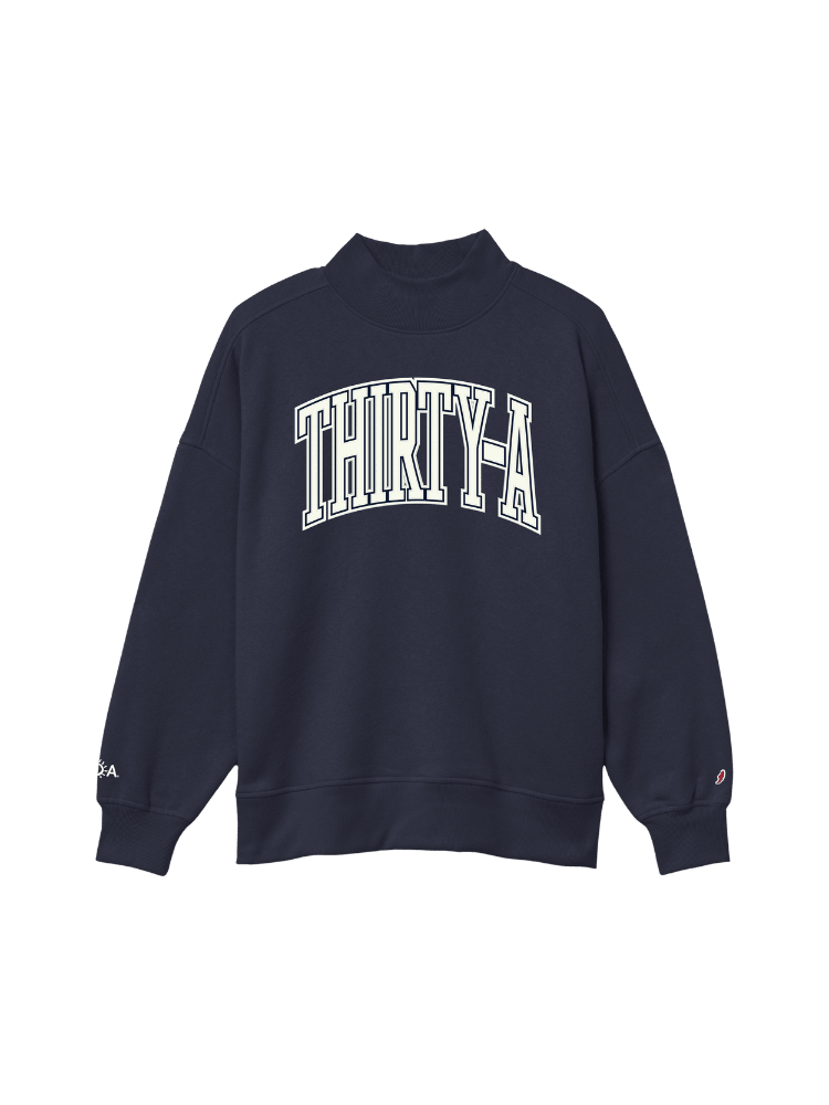 Thirty - A Big Arc Mockneck Sweatshirt - 30A Gear - women fleece