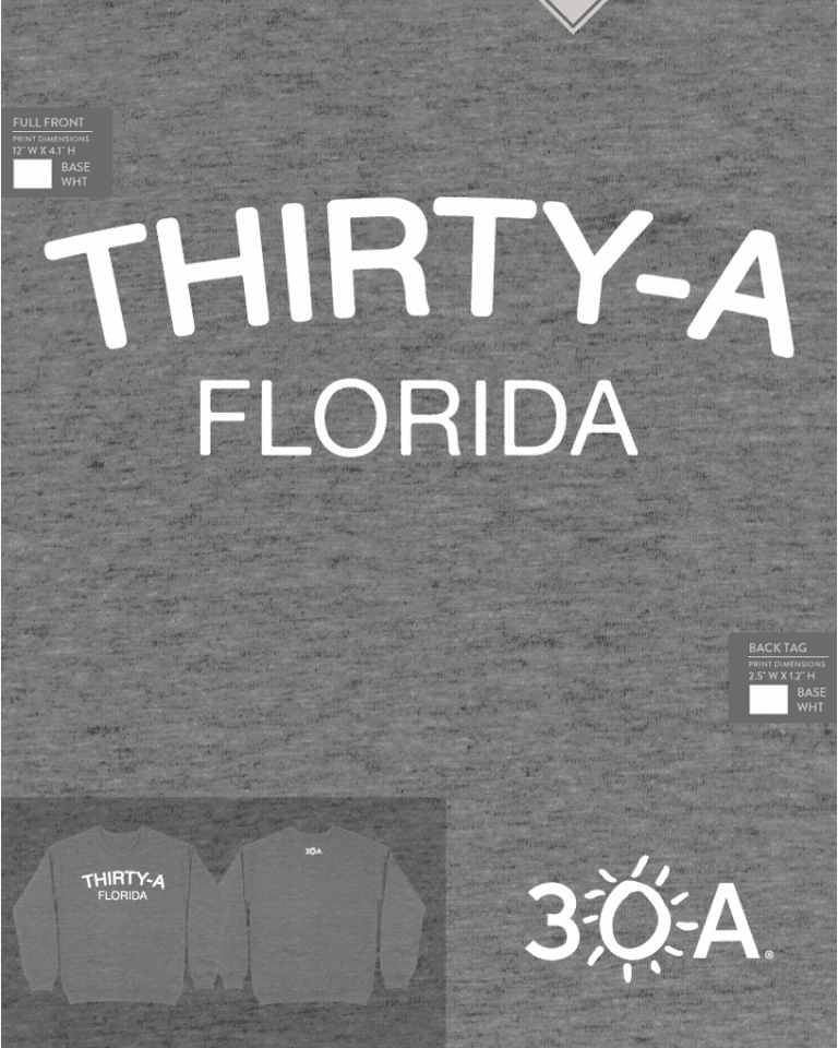 Thirty-A Florida Arc Sweatshirt - 30A Gear - men fleece