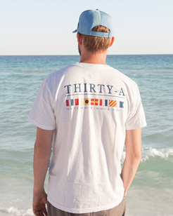 Thirty - A Nautical Flag T-Shirt - 30A Gear - men tee
