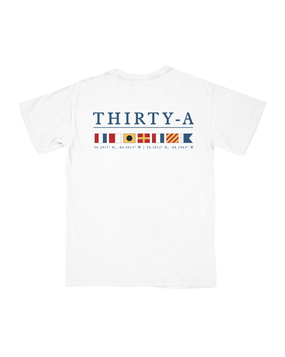 Thirty - A Nautical Flag T-Shirt - 30A Gear - men tee
