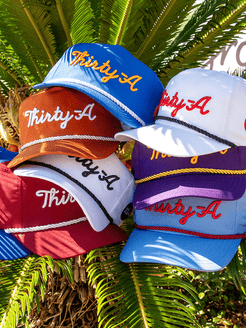 Thirty - A Script Hat With SEC Colorways - 30A Gear - caps adjustable