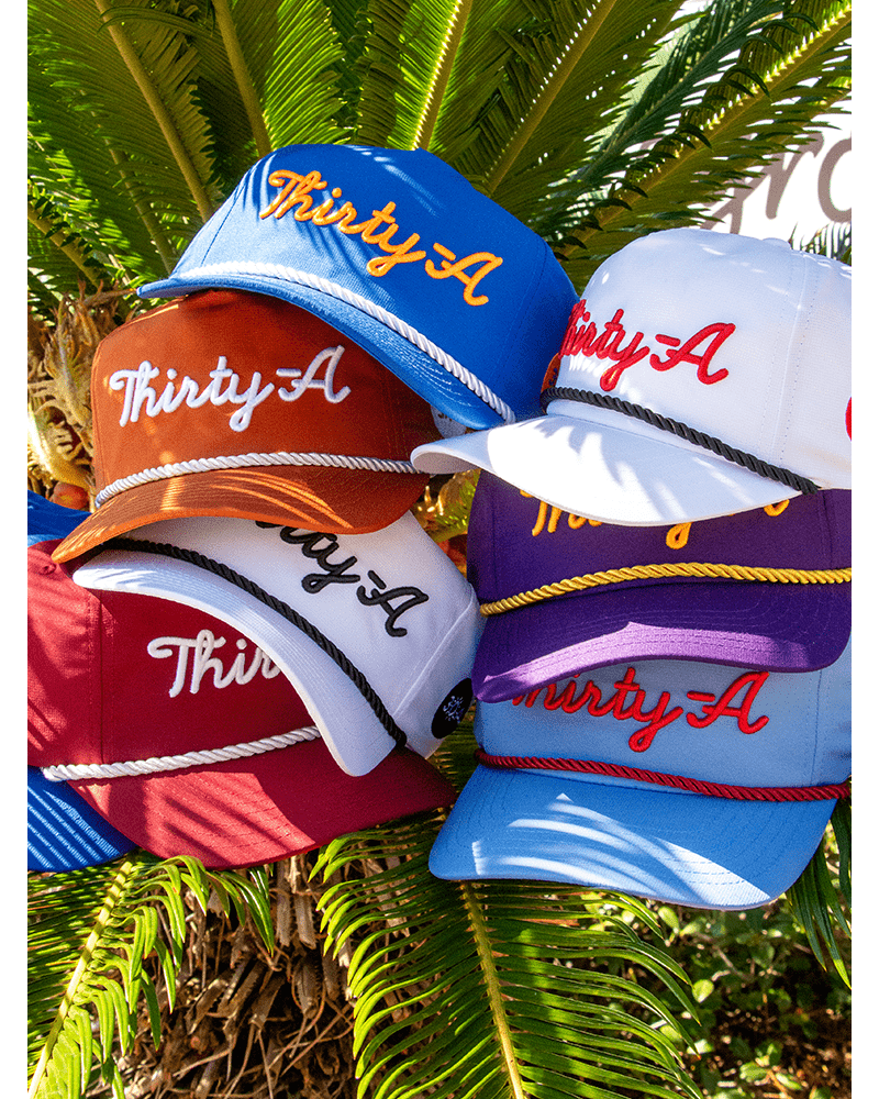 Thirty - A Script Hat With SEC Colorways - 30A Gear - caps adjustable