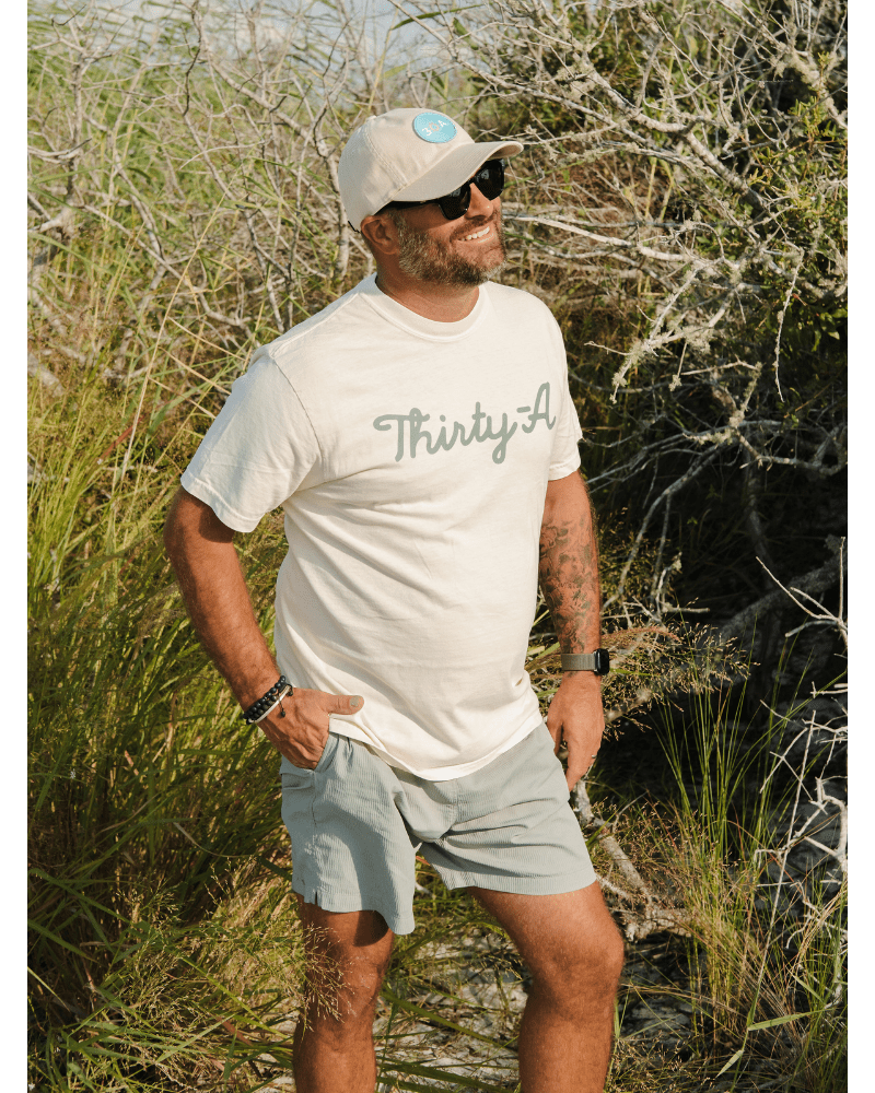 Thirty - A Script T-Shirt - 30A Gear - men tee
