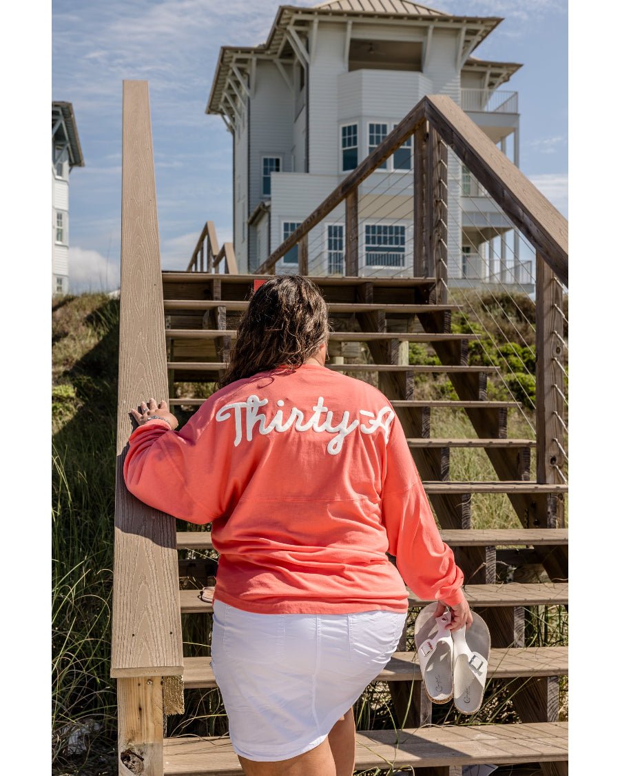 Thirty-A W Spirit Jersey Crew - 30A Gear - Ladies Spirit Jerseys
