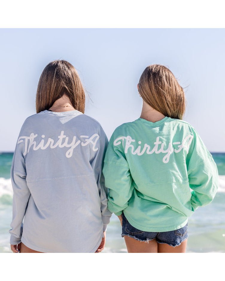 Thirty-A W Spirit Jersey Crew - 30A Gear - Ladies Spirit Jerseys