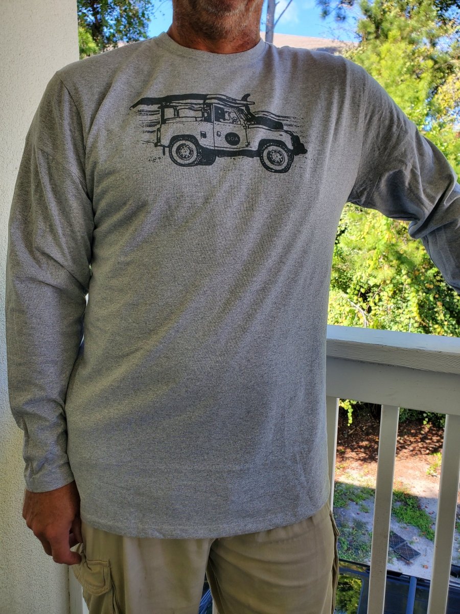 Truman Recycled Long Sleeve T-Shirt - 30A Gear - men tee