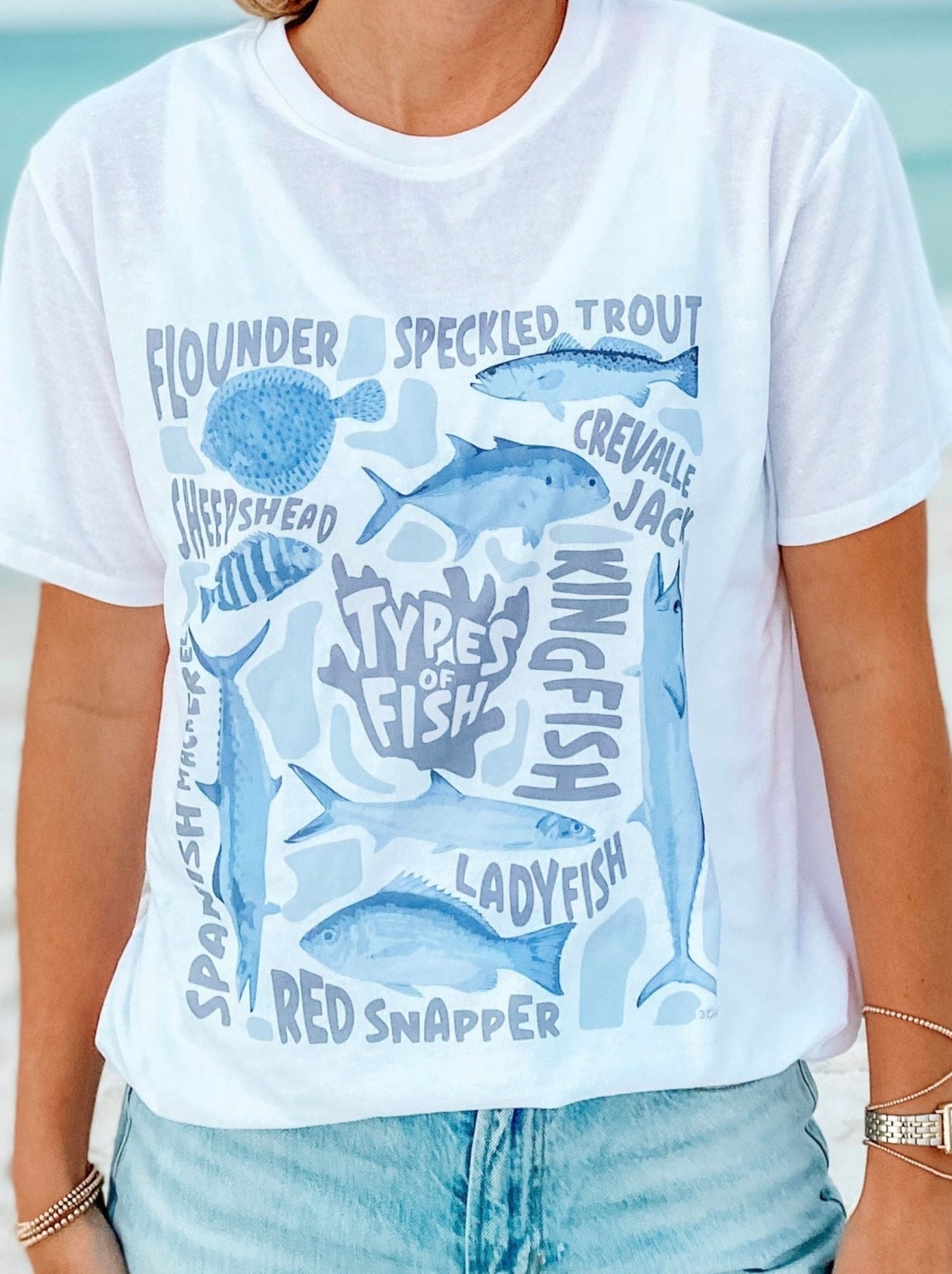 Types Of Fish T - Shirt - 30A Gear - men tee