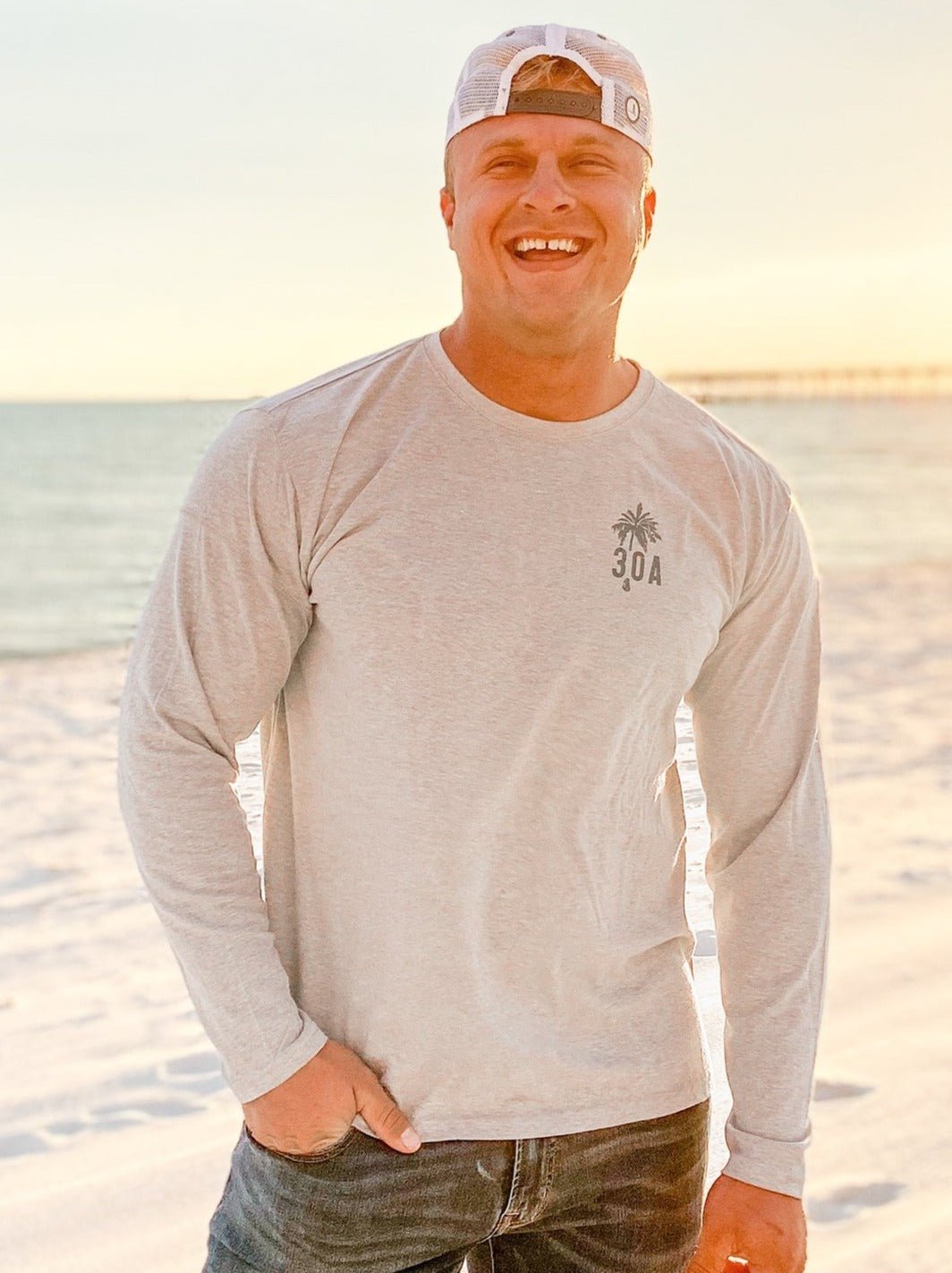 Waste Time Wisely Long Sleeve T - Shirt - 30A Gear - men tee