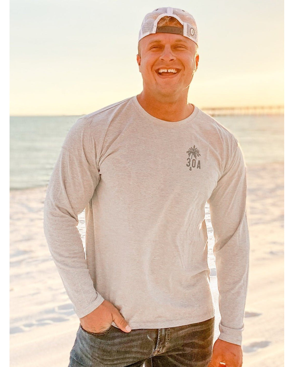 Waste Time Wisely Long Sleeve T - Shirt - 30A Gear - men tee