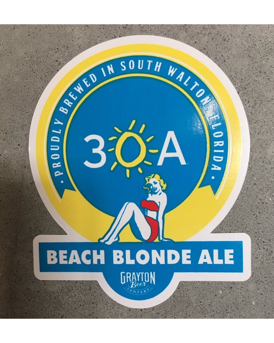 Beach Blonde Sticker - 30A Gear - novelty sticker