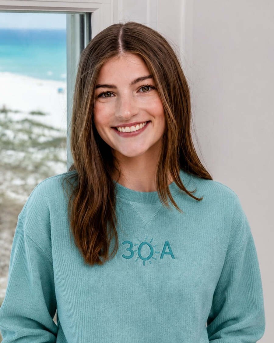 30A Timber crewneck — green